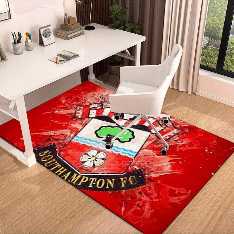 Fc Crest Design Printed Area Rug for Office, Chair Rug, Decorative Carpet Floor Mat, Large Size Fan gifts Christmas gifts