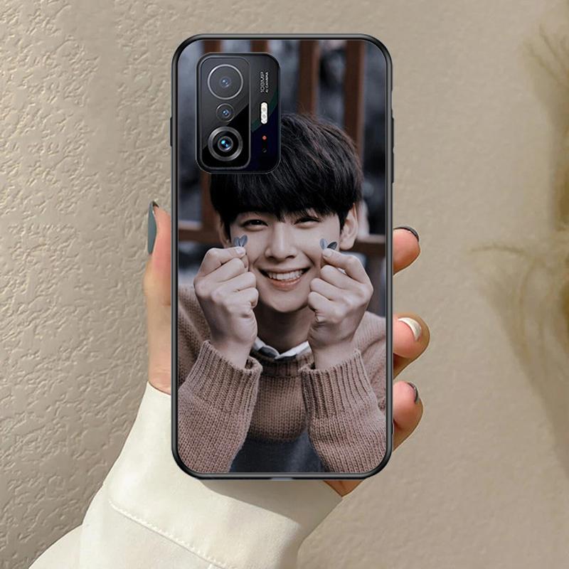 Cha EunWoo Eun Woo Funda For POCO F5 F3 M5s C40 F4 GT X3 X4 X5 Pro Case For Xiaomi 12 13 Lite 11T 12T Pro 12X