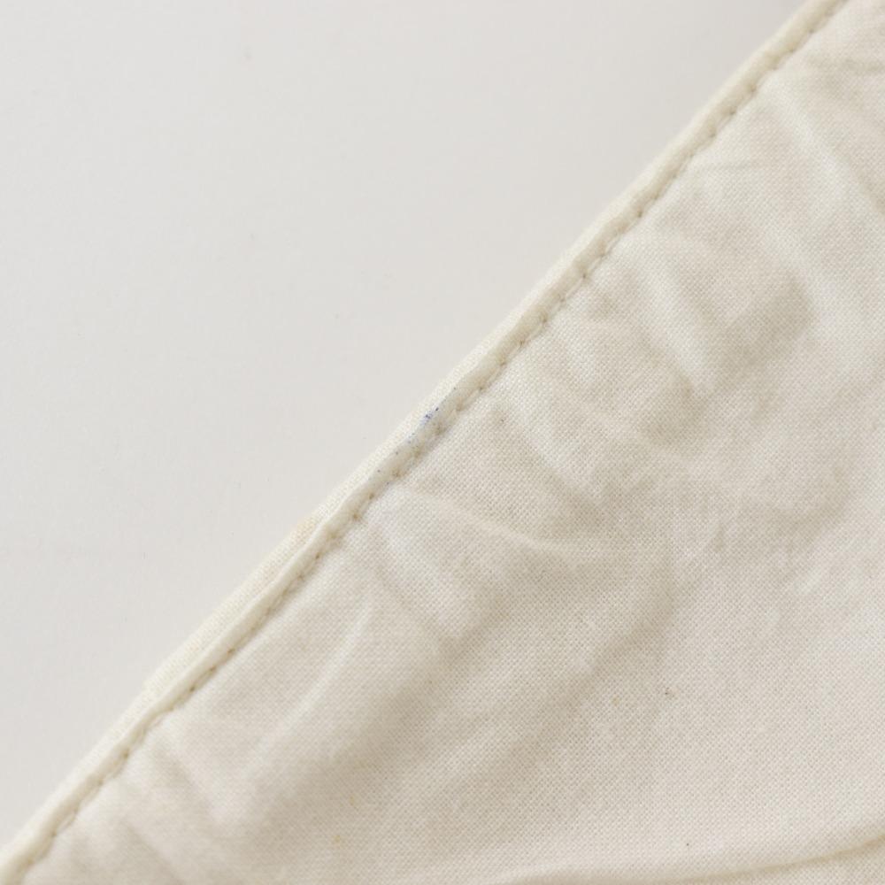 Hermes Amedaba Tote GM Handbag White Cotton Unisex Used