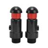 2 szt. Zawór odpowietrzający do nawadniania Gwint zewnętrzny G3 / 4 Łatwy w użyciu Dobre uszczelnienie Automatyczny zawór wlotowy