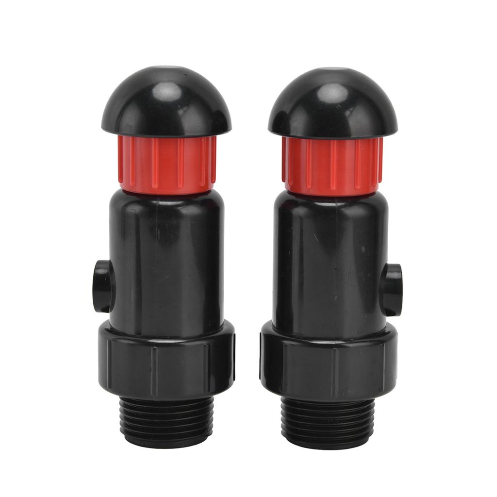 2Pcs Irrigation Exhaust Valve External Thread G3 / 4 Easy Use Good Sealing Automatic Intake Valve