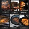Meat Thermometer, Wireless Wifi Bluetooth Thermometer with 2 Probes, for Rotisserie Grill Oven, Waterproof, Kitchen Utensils
