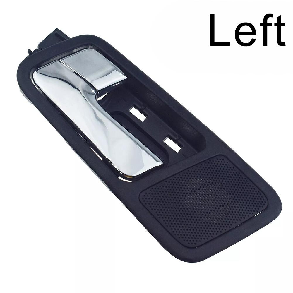 Sleek Black Silver Plastic Inner Handles Compatible with For Epica