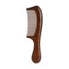 Sandalwood Wide-Tooth Comb - Anti-static Wooden Hair Comb for Men & Women, Portable Massage Brush for Straight Hair