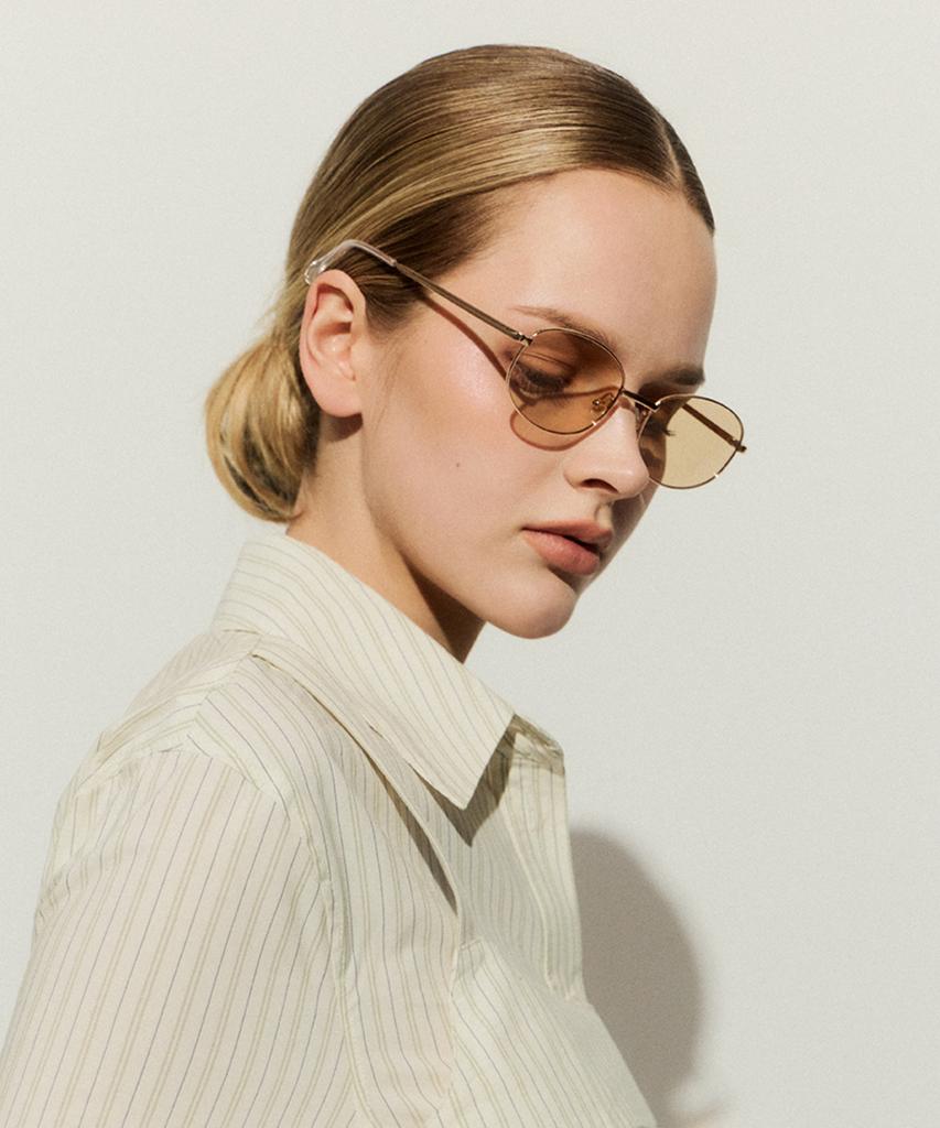 Baniseunyuyog 26Ss Folder Tint Eyewear Rosy Gold