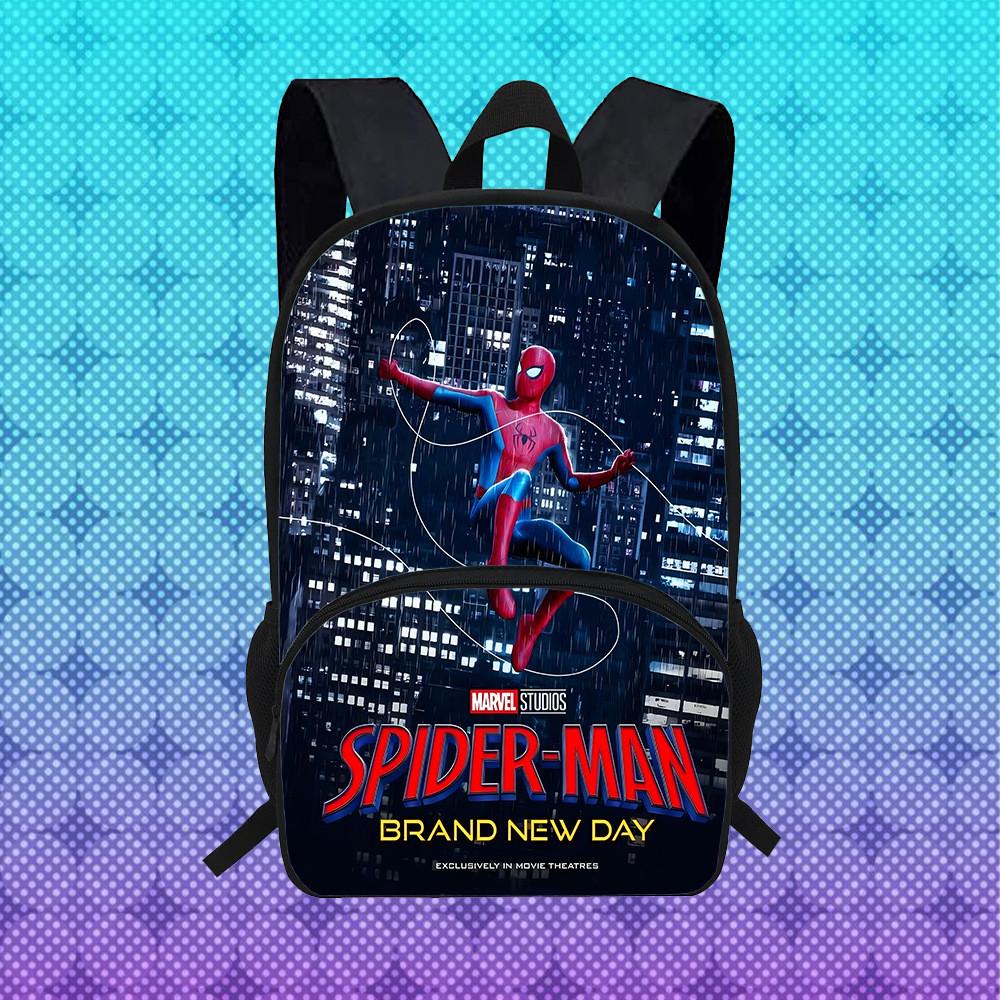Spider Man Brand New Day Student Backpack With Breathable Oxford Fabric For School Use