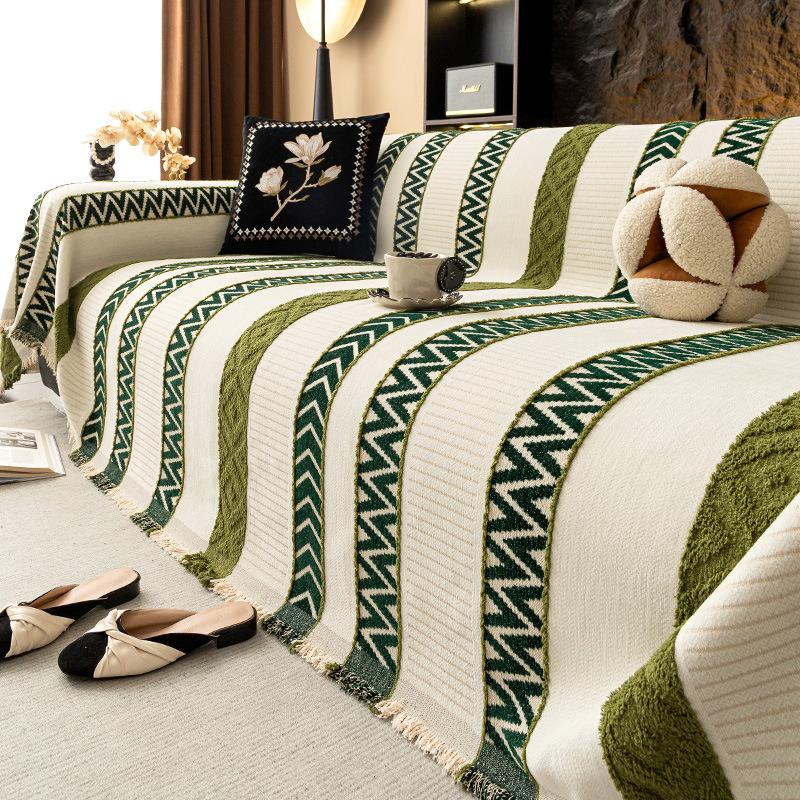 

Новая плюшевая подушка для дивана, универсальный чехол для дивана на все сезоны, высококачественное всеобъемлющее полотенце-чехол для прямого дивана с защитой от царапин кошек 180*130cm