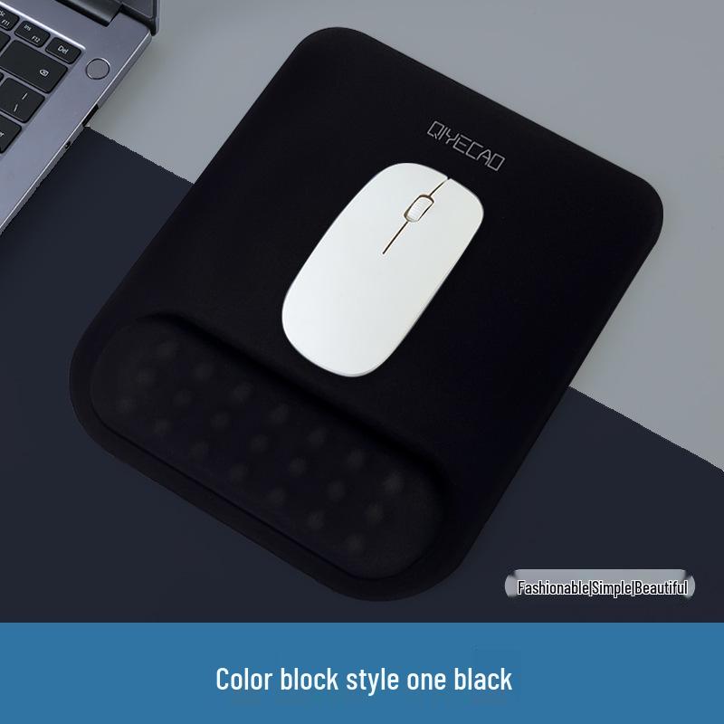 Ergonomic Memory Foam Wrist Rest Mouse Pad - Non-Slip, Large Size for Women