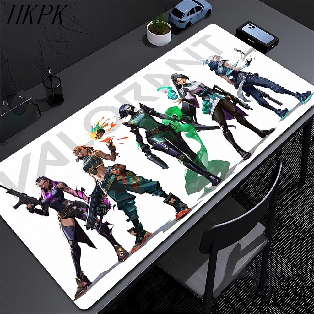 Valorant Muispad Gaming 90x40 Computer HD Custom Nieuwe Muispad Met Vergrendelde Rand Muismat Natuurlijk Rubber Antislip Zacht Tafelmat