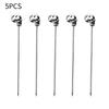5-10Pcs Creative Stainless Steel Cocktail Picks Martini Picks Juice Decoration Picks Bar Bartending Tools Kitchen Accessories