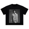 singer Bruno Mars portrait graphics Cotton Tshirt Unisex New Summer Hip hop unisex Short sleeve casual shirt fan gifts