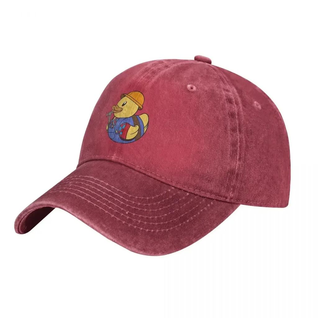 Construction Worker Rubber Duckie Baseball Cap Cowboy Hat Peaked Cap Cowboy Bebop Hats Men and Women Hats