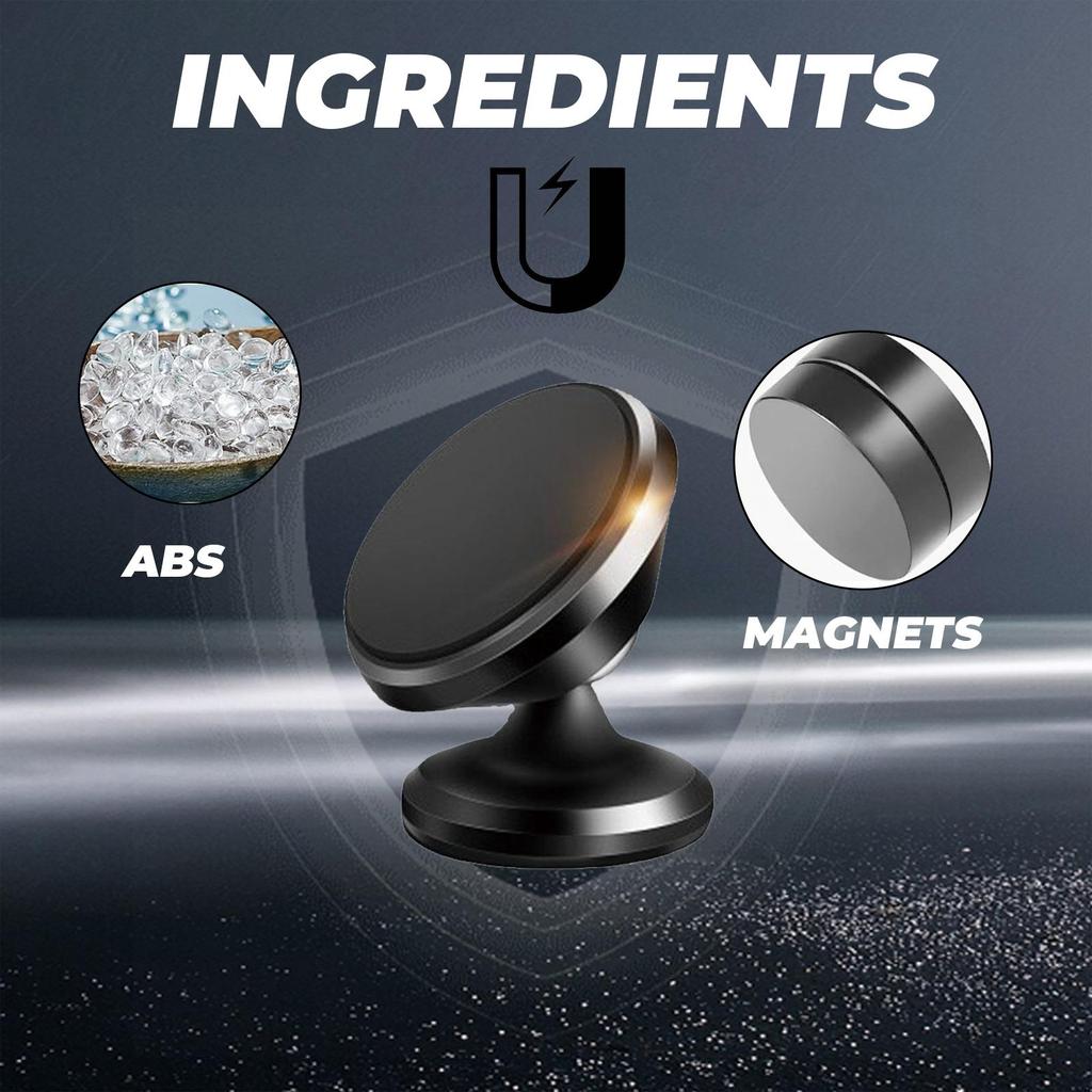 1pcs  Car Mount Car Rotating Dashboard Navigation New Magnetic Folding Cell Phone Holder