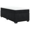 Box Spring Bed with Mattress Black 80x200 cm Velvet