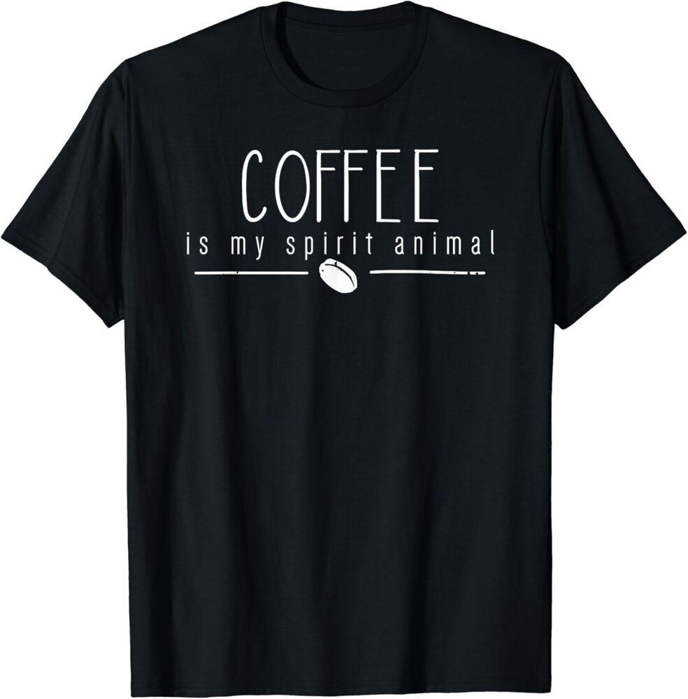 Funny Coffee Is My Spirit Animal Coffee Bean Gift Unisex T-Shirt