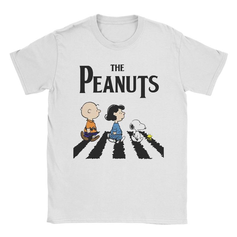 Unisexs Womens Cartoon Snoopy Peanuts TShirt Cotton Printed TShirt Top Casual Fashion Unisex Womens Y2K Harajuku TShirt
