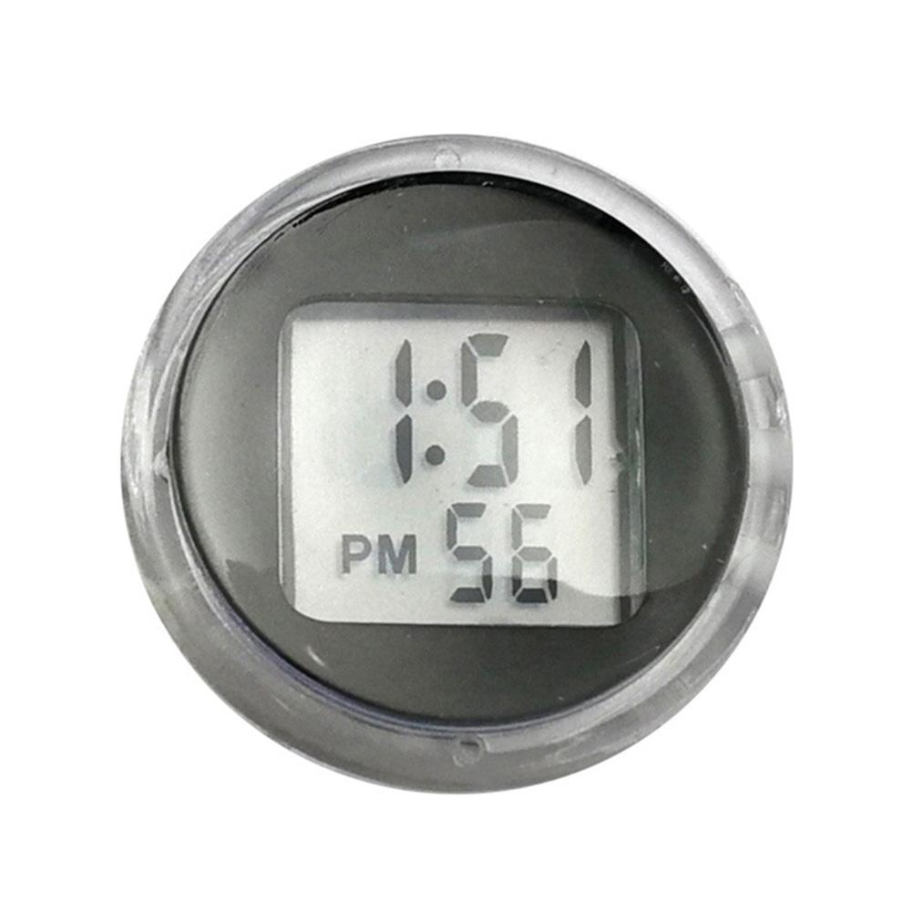 

Мини-часы Precision для мотоциклов, водонепроницаемые, с цифровым дисплеем, часы с декором для мотоциклов, с автоматическим креплением, с циферблатом, стиль мотоцикла чёрный