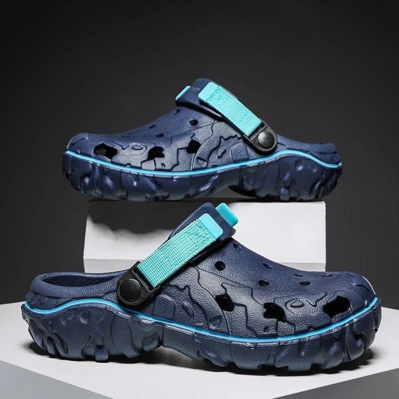 Fashion Hole Male Shoe Shoes Beach with Platform Height New Design 2025 Fashion Eva in Welcome Deal on Offer Summer Sale 39 Men's Sandal