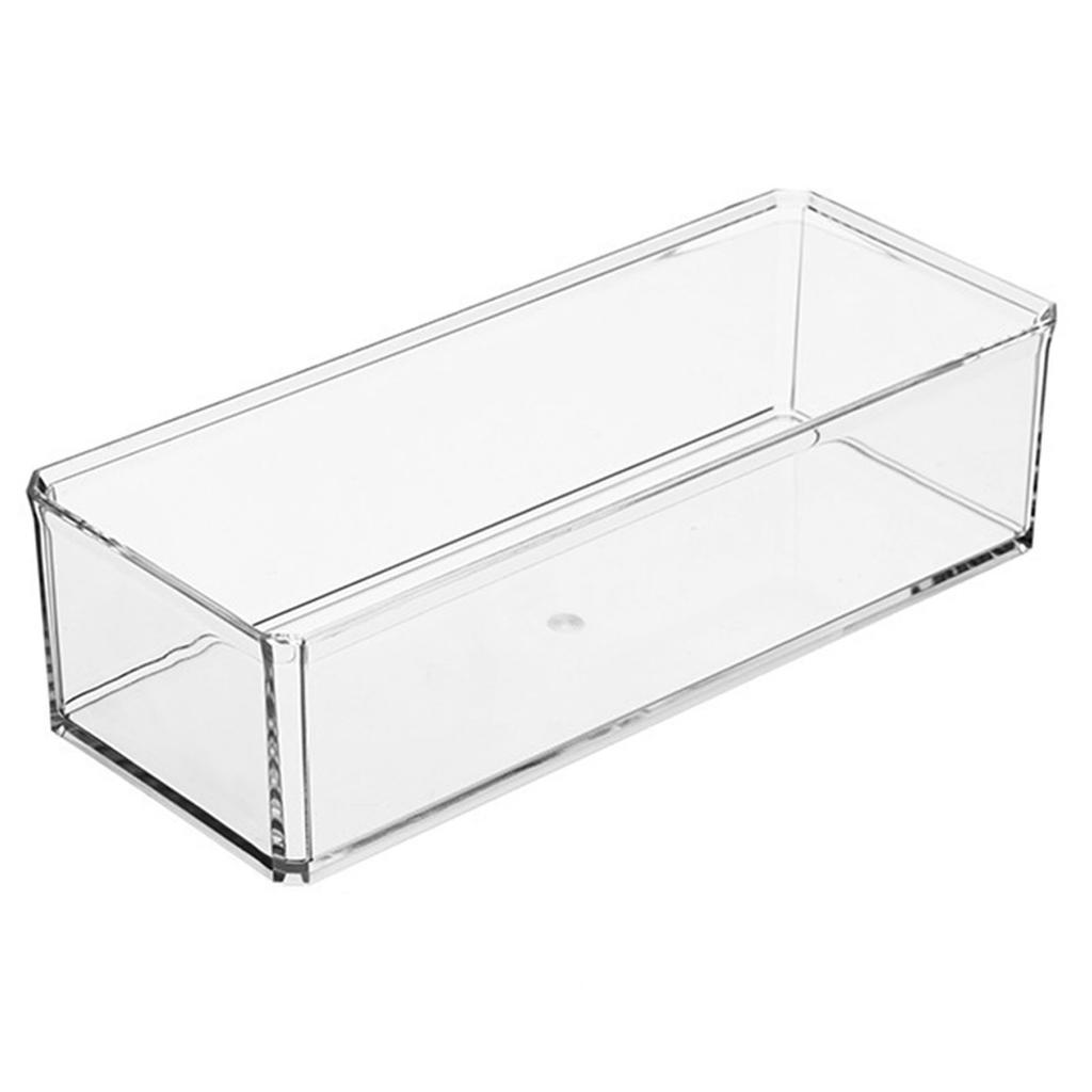 Tea Bag Clear Storage Box Stackable Cosmetic Case Desktop Makeup Stationery Organizer for Bathroom Kitchen Home Organization