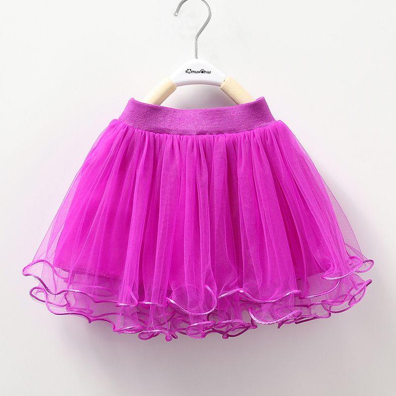 Girls' Half Skirt Versatile Baby Children's Fluffy Gauze Skirt Princess Dance Short Skirt Summer