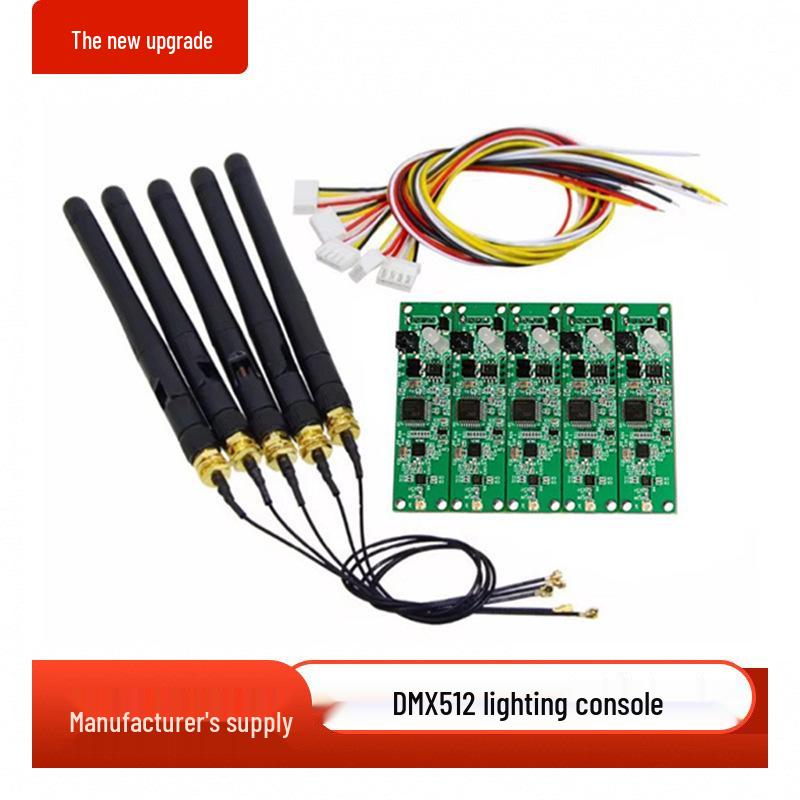 DMX512 Wireless Lighting Controller with LCD: Transceiver, Transmitter, Receiver for Stage Lights