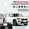 Speciální automobily Pro Škoda Kodiaq 2016-2025 NS Lakovací opravná tužka Na opravu škrábanců DIY Autopříslušenství Černá Bílá