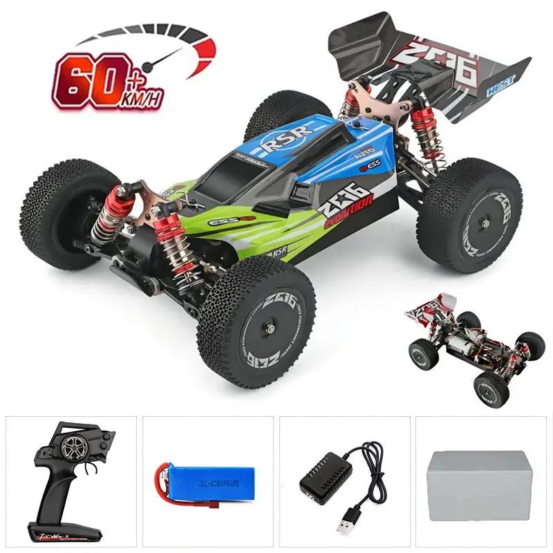 WLtoys 144010 75KM/H 2.4G RC Car Brushless 4WD Electric High Speed Off-Road Remote Control Drift Toys for Children Racing