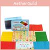 Magnetische Mathe-Stäbchen-Box Buntes Holz-Zählset Für Kinder Mathe-Lernen