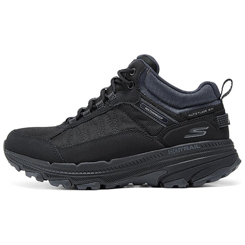 Skechers Go Run Trail Altitude 2.0 Comfortable Low-Top Running Shoes Women sneakers Black 129531C-BKCC 36