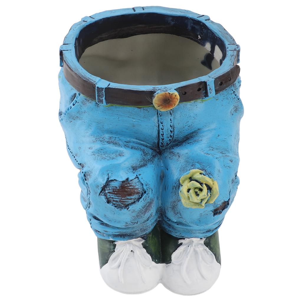 Hose Blumentopf Harz Stilvoller Look Vielseitiger Dekorativer Blumenzucht-Topf Pflanzgefäß Garten