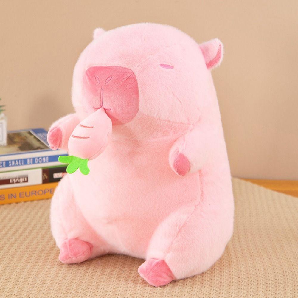 

Home Decor Capybara Sleeping Pillow Furry Stuffed Animals Funny Stuffed Doll Toy