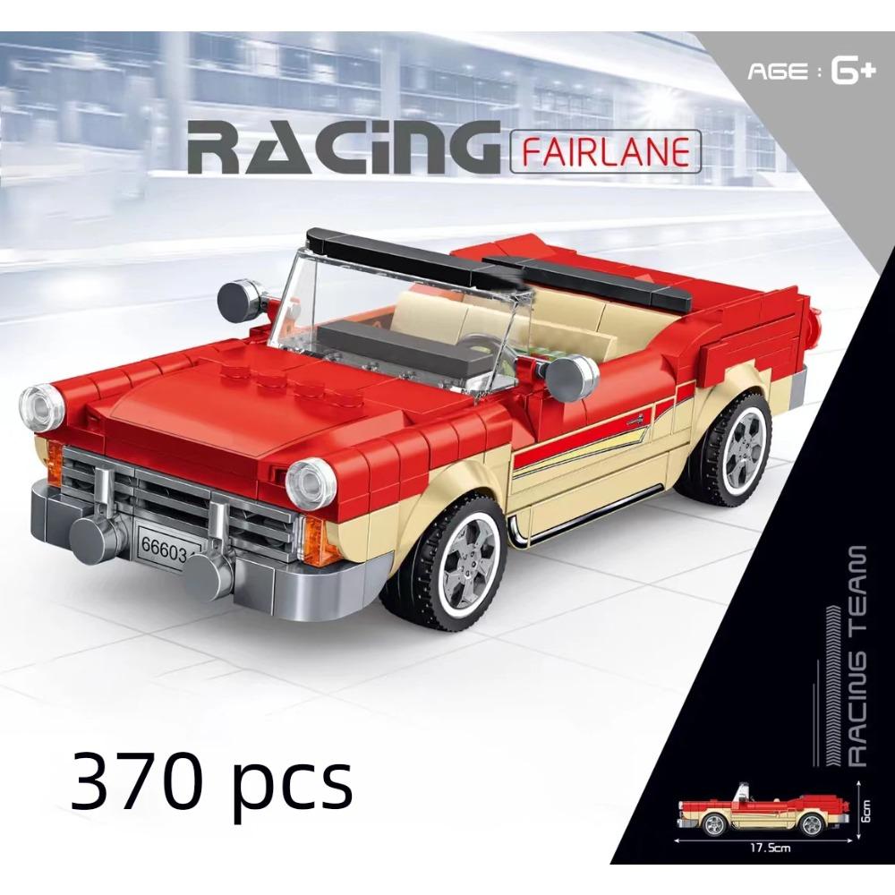 Model Mașină de Curse de Viteză în Oraș Blocuri de Construcție Cărămizi DIY MOC Jucărie Raliu Clasic Sport Vehicul Super Cursă Cadou de Crăciun tehnică