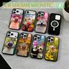 Sunset & Dog Phone Case  Phone Case For iPhone17,16,15,14,13,12,11 Plus,Pro Magnetic For Magsafe Wireless Charging