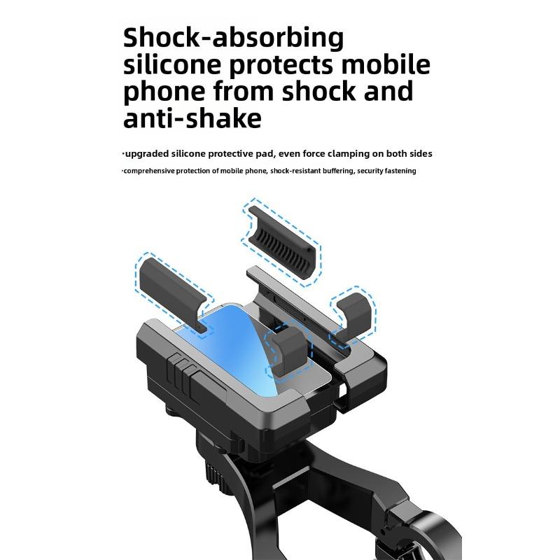 Electric Car Mobile Phone Holder Navigation Bracket Battery Car Takeaway Rider Bicycle Motorcycle Mobile Phone Holder