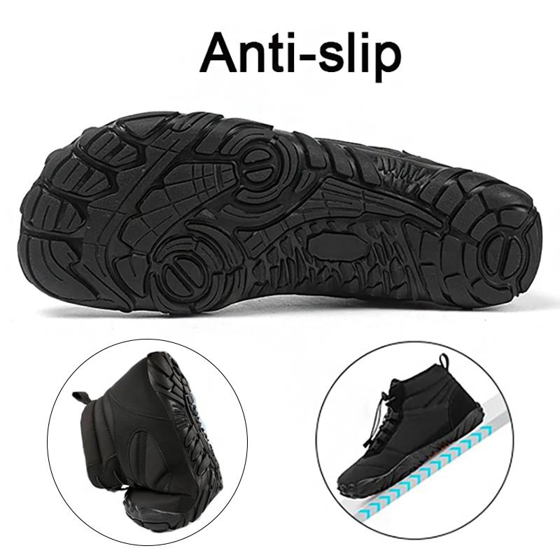 Büyük Beden 36-47 Kışlık Çıplak Ayak Botları Su Geçirmez Kışlık Spor Ayakkabılar Kürk Astarlı Geniş Burun Kutusu Kar Botu Kadın Erkek Peluş Yürüyüş Botları