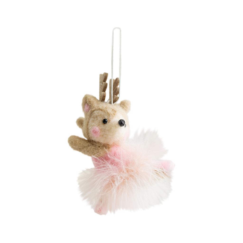 Christmas Decoration Desktop Ornament Plush Owl Christmas Tree Scene Atmosphere Decoration Pendant