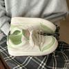 Spring fresh pink and green niche design sense versatile casual shoes women's new sports shoes platform shoes