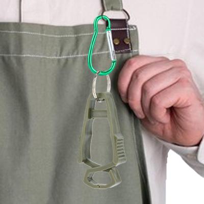 Wezalget Glove Holder Clip, Aluminum Alloy Belt Holder, Camping Hook, Anti-lost Glove Clip, Construction