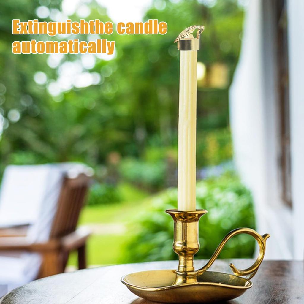 4 Pezzi Spegni Candela Estintore Candela Guscio Metallico Modello Tappo Automatico per Candela per Spegnimento Candela