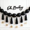 1 Set Oh Baby Sign Wooden Letter Home Living Room Bedroom Wall Decoration Baby Shower Neutral Gender Reveal Birthday Party Backdrop Decor