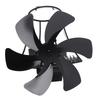 6 Blade Magnet Wall Mount Heat Powered Stove Fan Pipe Fireplace Fan Magnetic Installation for Wood