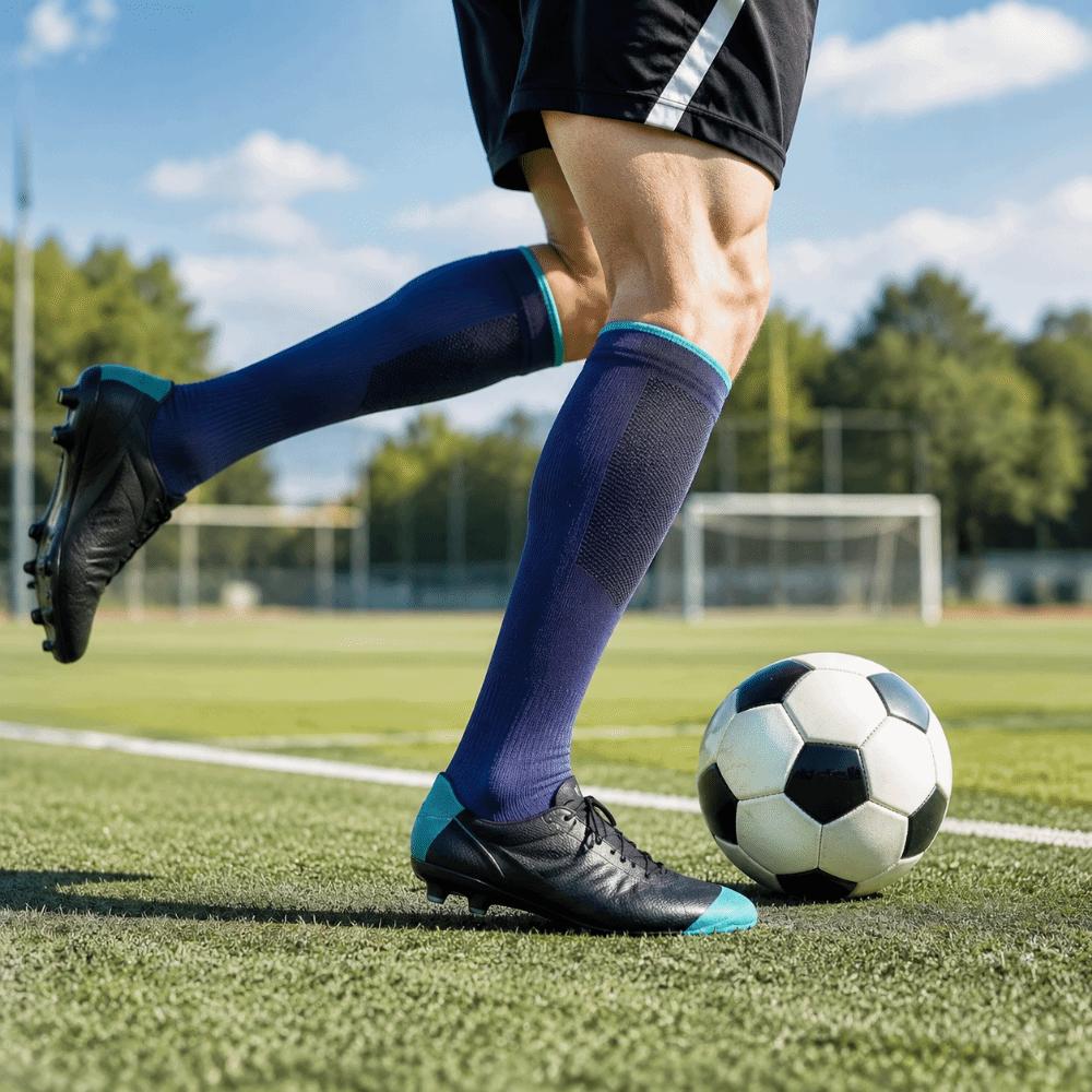 Knee High Circulation Support Socks Elastic Sports Stockings Compression Socks For Travel