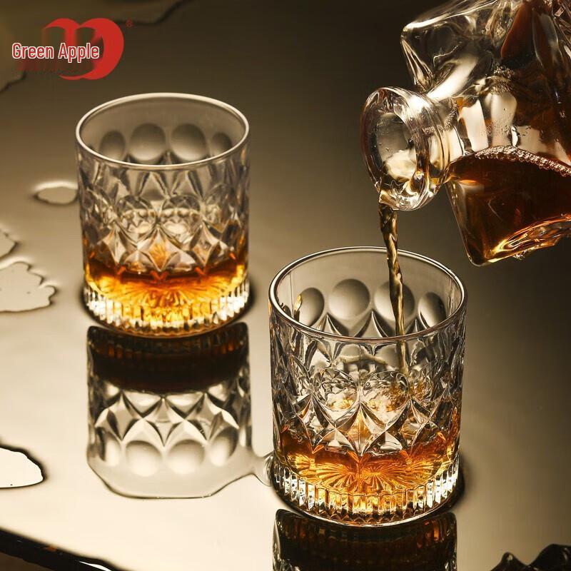 Apple Glass Whiskey & Spirits Drinkware Collection