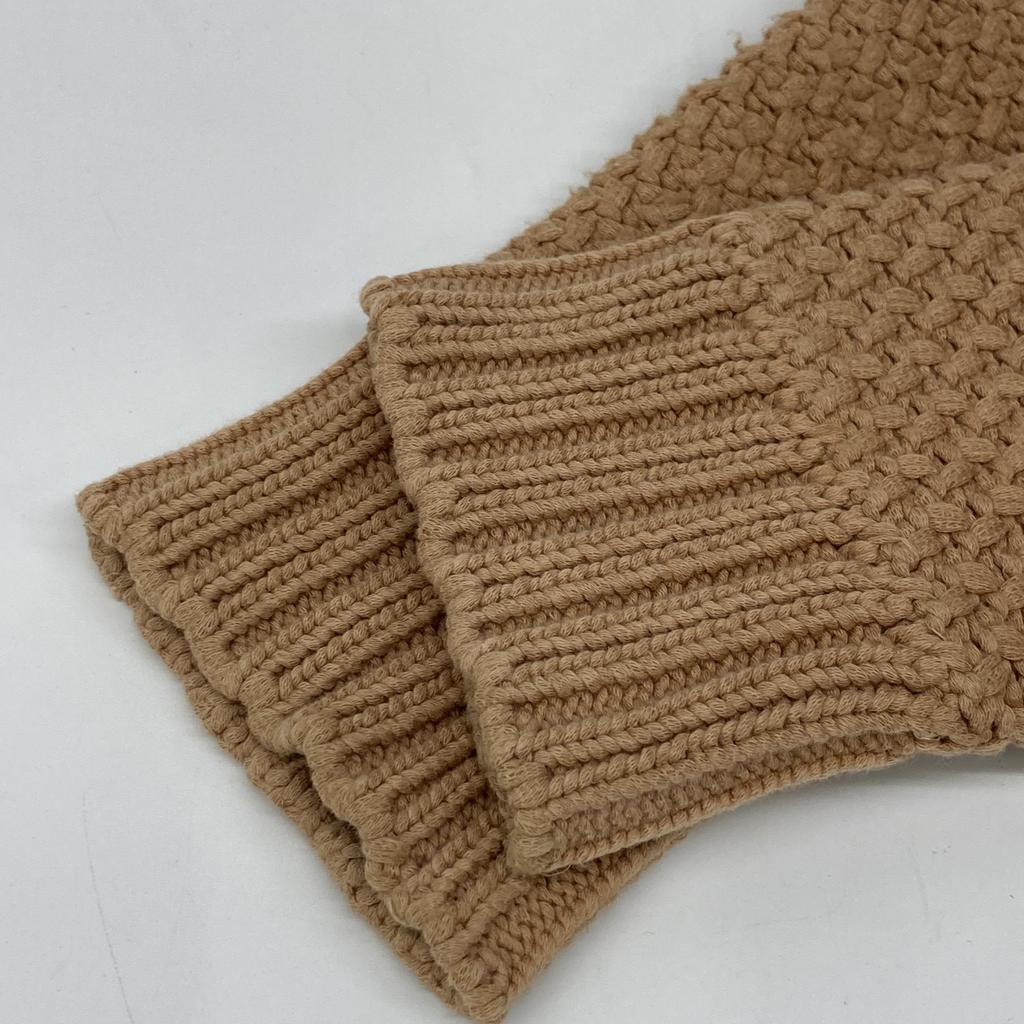 Fendi Brauner Strick-Cardigan mit Logo auf dem Rücken, Oberteile 36 Braun, Gebraucht