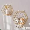3PCS Iron Shelf Plant Stand Bookshelf Living Room Display Shelf Wall Organizer Storage Rack Display Cabinet Home Furniture