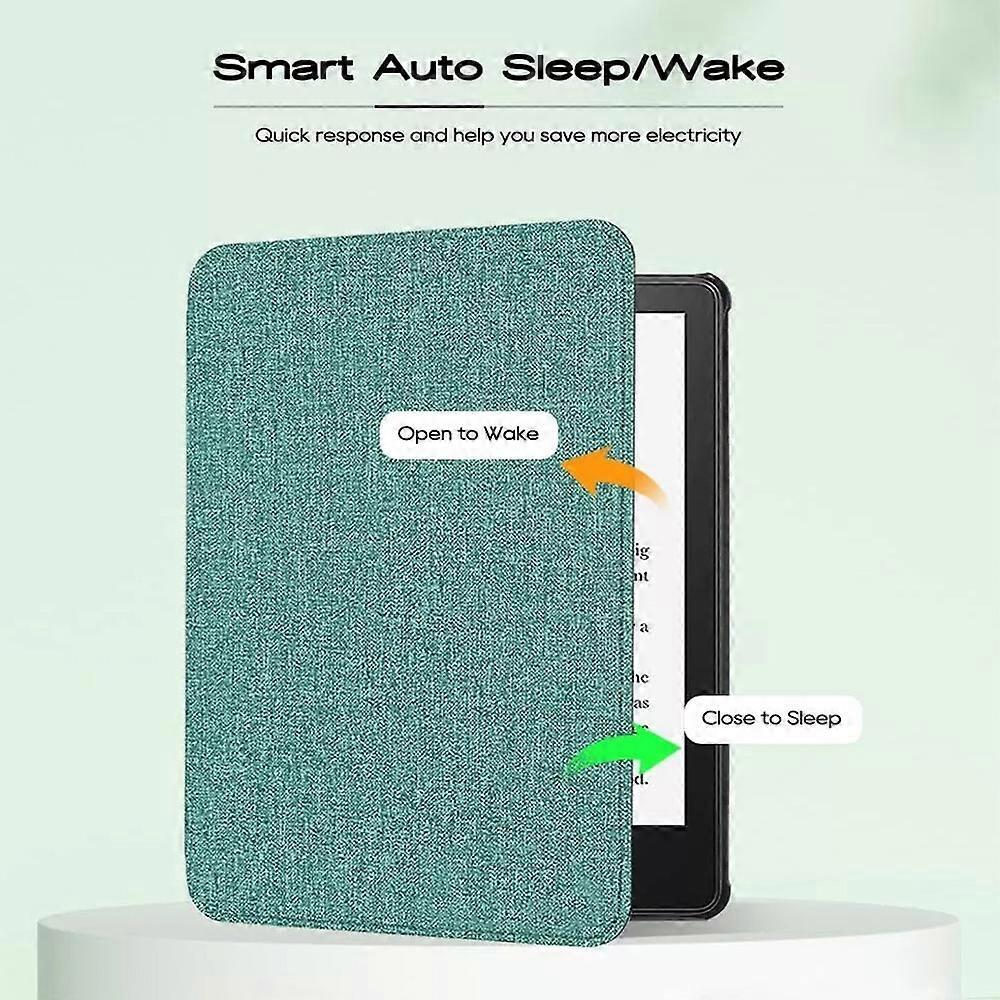  For Kindle Paperwhite 6 12th 2024 Slim Durable PU Leather Cover Auto Wake/Sleep