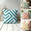 Negril Range Pattern Pillow Case Double-Sided Plush Sofa Cushion Covers Organic Breathable Invisible Zipper