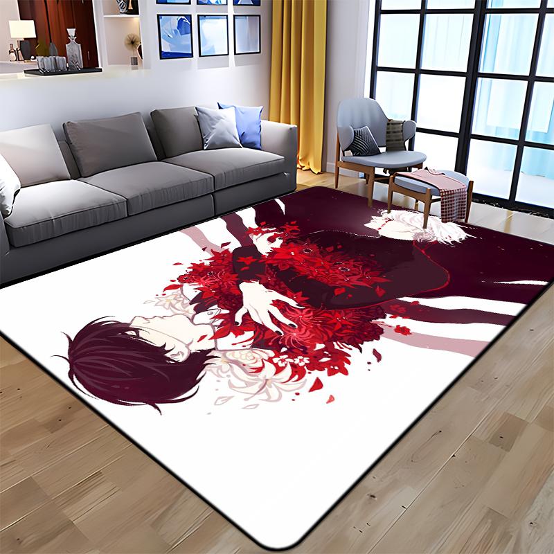 Anime Tokyo Ghoul Kunst Gedruckt Teppich für Wohnzimmer Große Fläche Teppich Weiche Matte E-sports Stuhl Teppiche Alfombra Geschenke Dropshopping