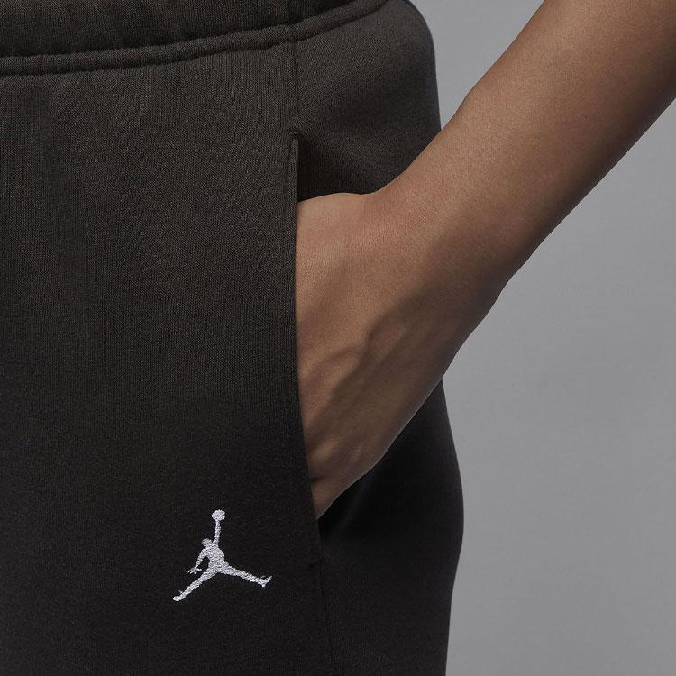 Jordan Solid Color Logo Drawstring Knit Joggers Women Bottoms Brown FN4495-220