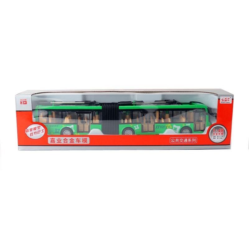 Bus Model Toy With Sound Light Features Design For Kids Play Collecting And
